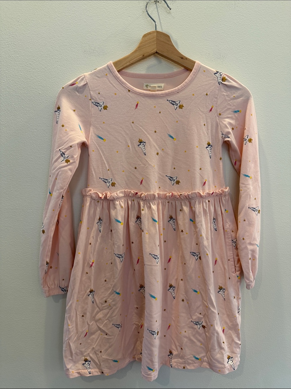 The Tucker + Tate Space Rocket Long-Sleeve Dress  🚀